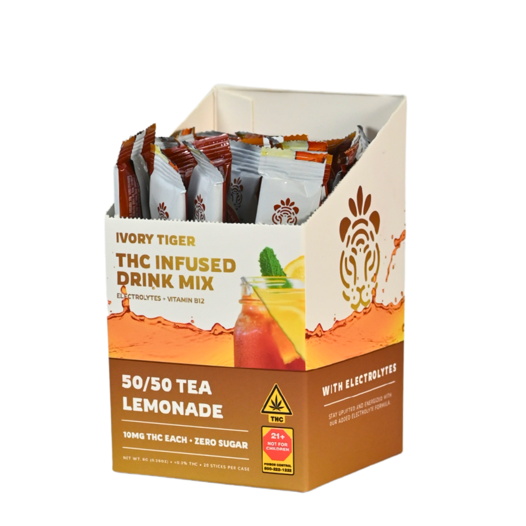10MG Tea/Lemonade THC Infused Drink Mix (pack of 20)