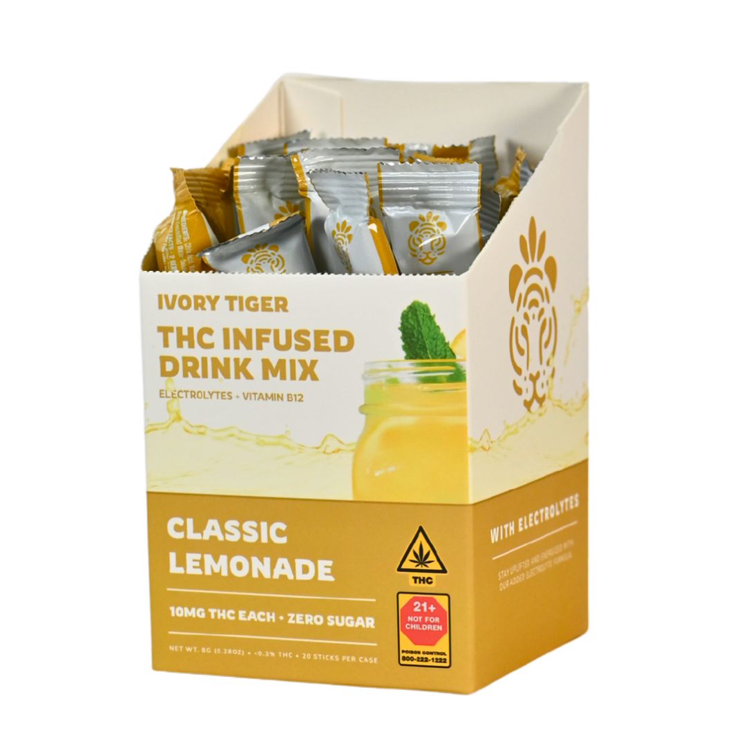 10MG Lemonade THC Infused Drink Mix (pack of 20)