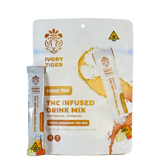 10MG Tea/Lemonade THC Infused Drink Mix (pack of 10)