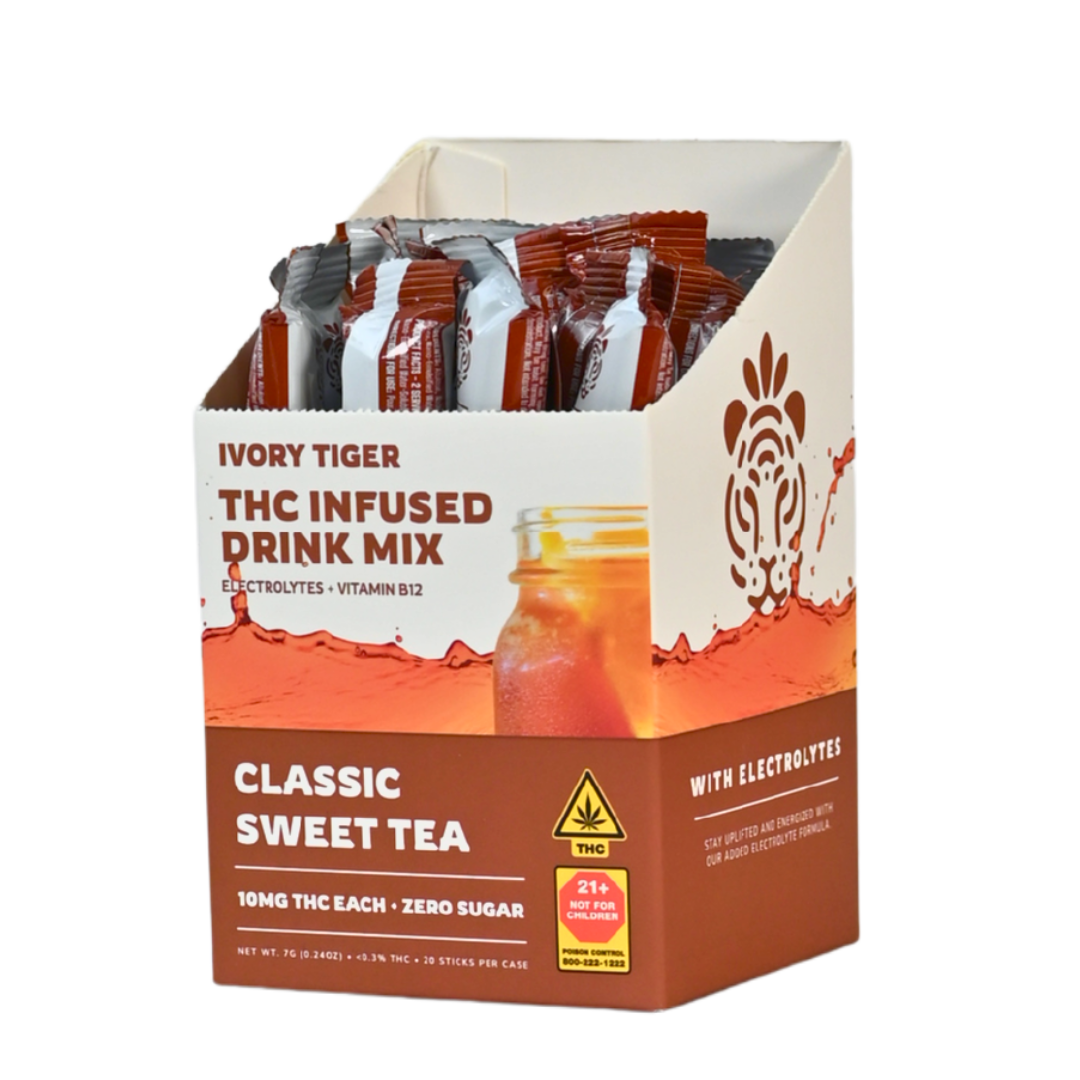 10MG Sweet Tea THC Infused Drink Mix (pack of 20)