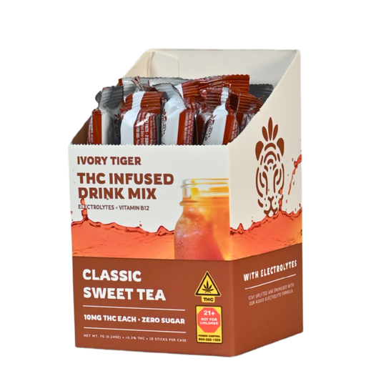 10MG Sweet Tea THC Infused Drink Mix (pack of 20)