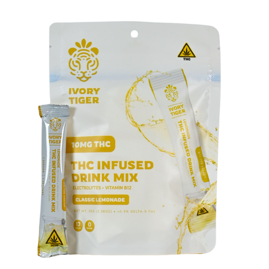 10MG Lemonade THC Infused Drink Mix (pack of 10)